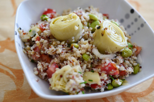 salade legumes quinoa - votre dieteticienne - valerie coureau